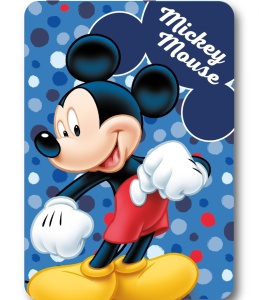 Disney Mickey Dots pătură polar 100x140cm