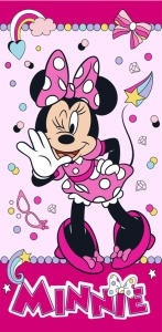 Disney Minnie Funny prosop de baie, prosop de plajă 70x140 cm
