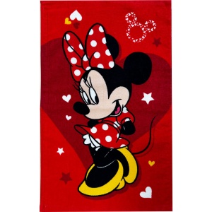 Disney Minnie Pretty in red prosop de mână, prosop de față, prosop 30x50cm