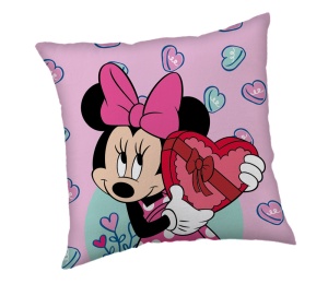 Disney Minnie Purple husa pernă catifea 40x40 cm