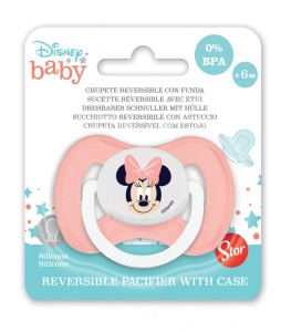 Disney Minnie suzetă reversibilă pentru bebeluși cu cutie