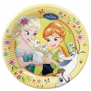 Disney Regatul de gheață Fever farfurie de hârtie set de 8 23 cm