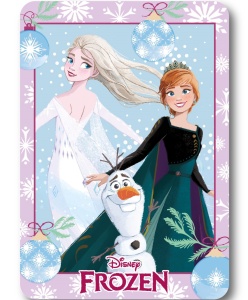 Disney Regatul de gheață Holiday Pătură polară de Crăciun 100x140cm