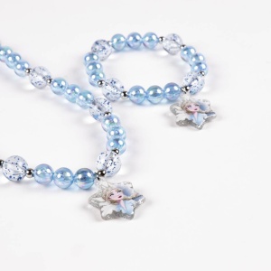 Disney Regatul de gheață Snowflake set de colier și brățară cu mărgele - Img 3