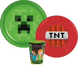 Minecraft TNT set de masă, set din plastic