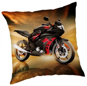 Motocicletă pernă decorativă 40x40 cm