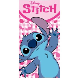 Omul Păianjen Pink Fun Disney Lilo și Stitch, Prosop de baie Câinele Stelelor, Prosop de plajă 70x140cm (Fast Dry)