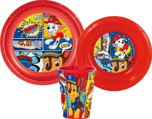 Patrula Cățelușilor Comic set de masă, set din plastic