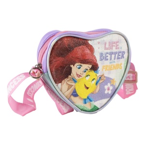 Prințesele Disney Life is Better geantă umăr și crossbody cu sclipici