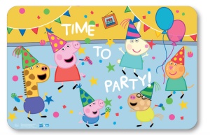 Purcelușa Peppa Suport de masă de petrecere 43x28 cm