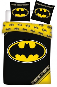 Batman set de lenjerie Logo 140×200cm, 70×90 cm