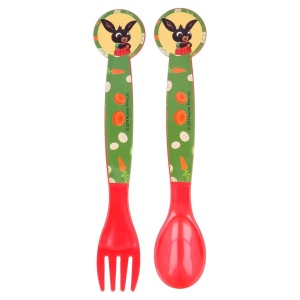 Bing Set de tacâmuri din plastic Waving - 2 piese