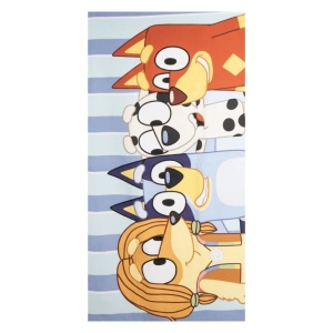 Bluey Happy Moments prosop de baie, prosop de plajă 70x140cm (Uscare Rapidă)