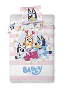 Bluey Joyful set de lenjerie 140×200cm, 70×90 cm