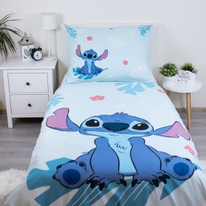 Disney Lilo și Stitch Blue lenjerie de pat 140×200cm, 70×90 cm - Img 2