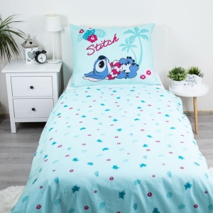 Disney Lilo și Stitch Hawaii lenjerie de pat 140×200cm, 70×90 cm - Img 3