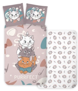 Disney Marie Purrfect lenjerie de pat pentru copii, la grădiniță 100×135 cm, 40×60 cm