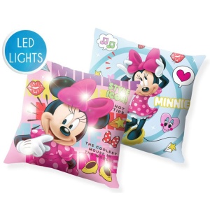 Disney Minnie Pernă decorativă LED luminos, 40x40 cm