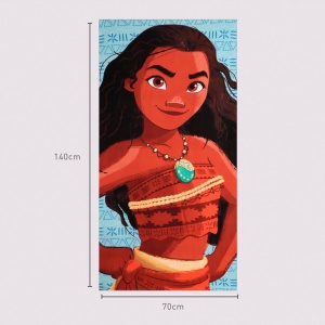 Disney Vaiana Cool prosop de baie, prosop de plajă 70x140cm (Uscare Rapidă) - Img 3