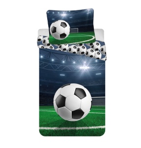 Fotbal Stadium Light husa de pat 140×200cm, 70x90cm