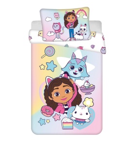 Gabby's Dollhouse Sugar Dream lenjerie de pat pentru copii 100x135cm, 40x60 cm