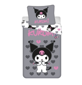 Hello Kitty Kuromi husa pentru așternut 140×200cm, 70×90 cm