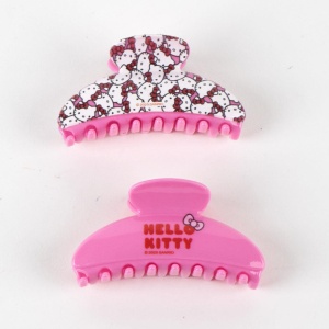 Hello Kitty Pink set de agrafe de păr, 2 bucăți - Img 2