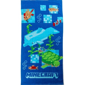 Minecraft Aquatic prosop de baie, prosop de plajă 70x140cm
