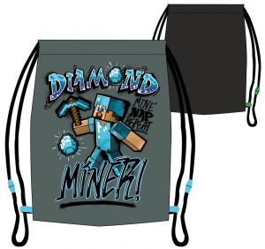 Minecraft geantă sport sac de gimnastică 37 cm - Img 3