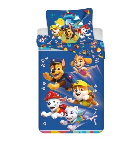 Patrula Cățelușilor Brave Pups set de lenjerie pat 140×200cm, 70×90 cm