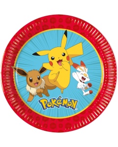Pokémon Next Generation farfurii de hârtie 8 buc 20 cm FSC
