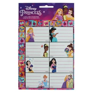 Prințesele Disney etichetă pentru caiet cu autocolante 16 buc