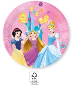 Prințesele Disney Live Your Story farfurie de hârtie 8 buc 23 cm FSC - Img 2