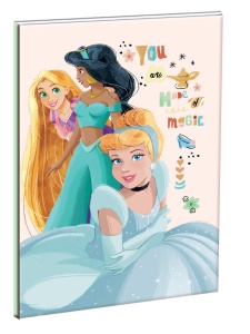 Prințesele Disney Made of Magic Caiet liniat B/5, 40 de foi