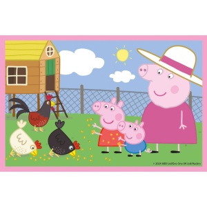 Purcelușa Peppa Duck Pond cuburi de poveste 6 bucăți de la Clementoni - Img 4