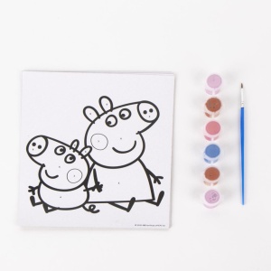 Purcelușa Peppa Fun set de pictură cu numere - Img 2