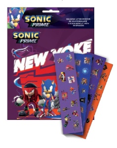 Sonic Ariciul New Yoke album de autocolante cu 50 de autocolante