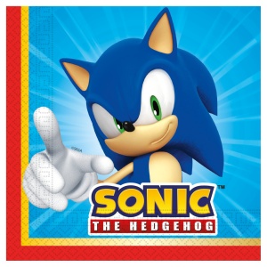 Sonic Ariciul Sega Șervețel 20 buc 33x33 cm FSC