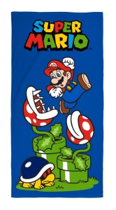 Super Mario Piranha Plants prosop de plajă 70x140cm (Fast Dry)