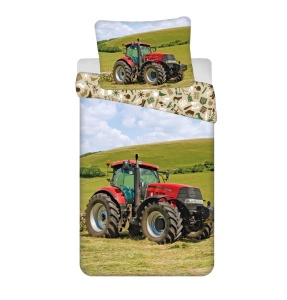 Tractor Red set de lenjerie de pat 140×200 cm, 70×90 cm