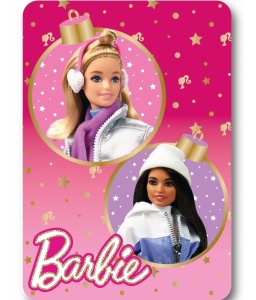 Barbie Winter Pătură Polar Crăciun 100x140cm
