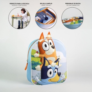 Bluey Nature Rucsac 3D, geantă 31 cm - Img 3