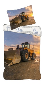 Construcție Sunset Loader husă de pat 140×200cm, 70×90 cm