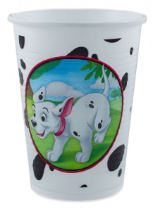 Disney 101 Dalmațieni Play pahar din plastic 8 buc 200 ml