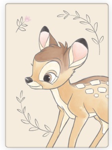 Disney Bambi pătură din polar 100x140cm
