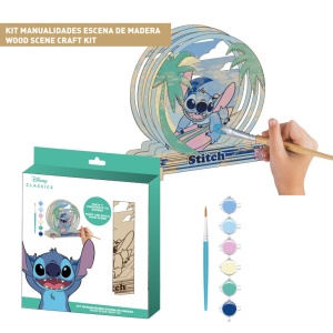 Disney Lilo și Stitch Palm imagine din lemn pentru pictat