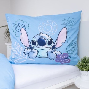 Disney Lilo și Stitch Wave lenjerie de pat 140×200cm, 70×90 cm - Img 4