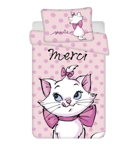 Disney Marie Merci husa de pat pentru copii 100×135 cm, 40×60 cm