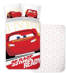 Disney Mașini Ready lenjerie de pat pentru copii 100×135 cm, 40×60 cm