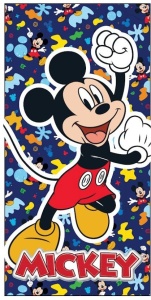 Disney Mickey Color Party prosop de baie, prosop de plajă 70x140 cm (Fast Dry)